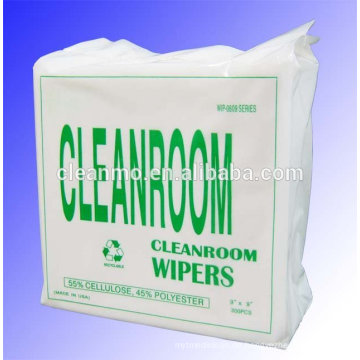 Blended Nonwoven Cleanroom Wischtücher TX609 General Wischen Kleidung 55% Zellulose und 45% Polyester 9 &quot;x 9&quot; (23 cm x 23 cm)
